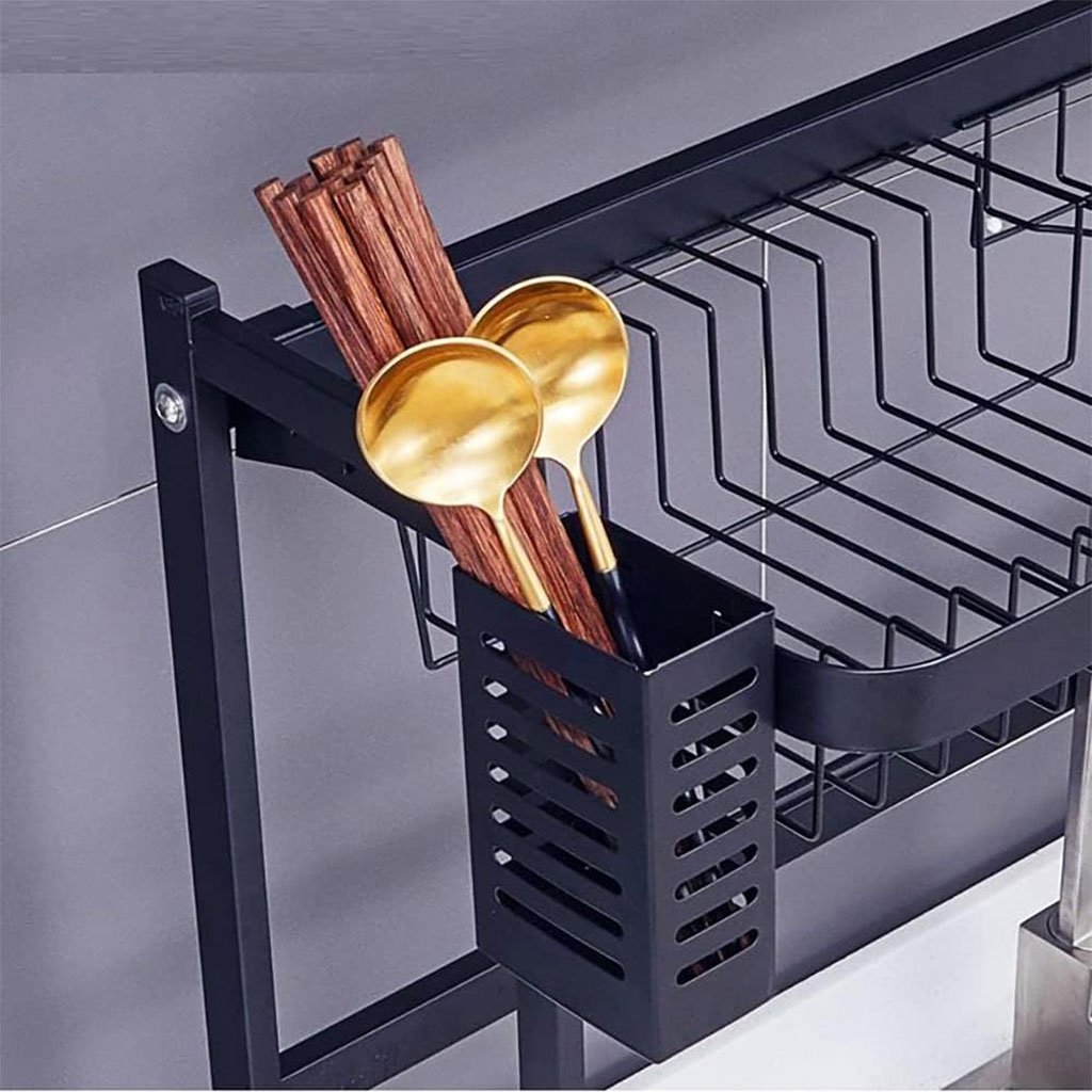 Égouttoir à Vaisselle en Acier organisation et Élégance au-dessus de l’Évier - الصورة 5