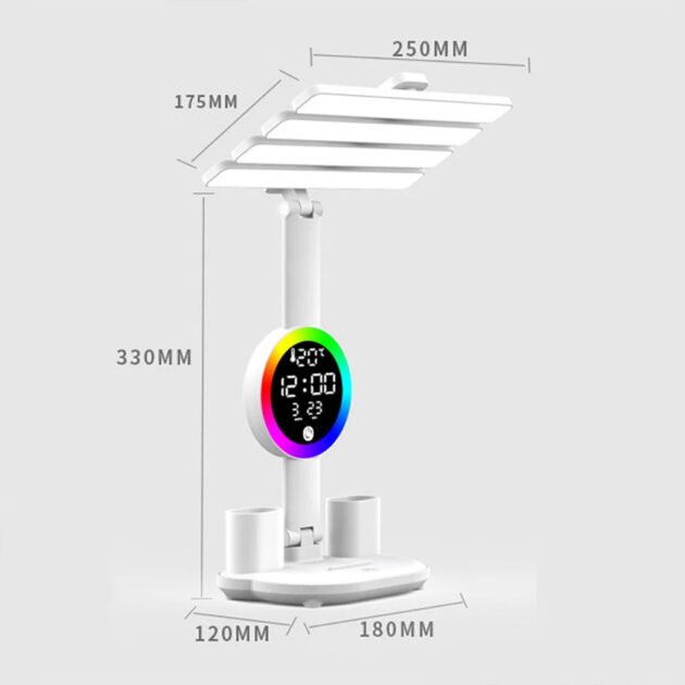 Lampe de Bureau LED avec Affichage Digital – Élégance et Fonctionnalité