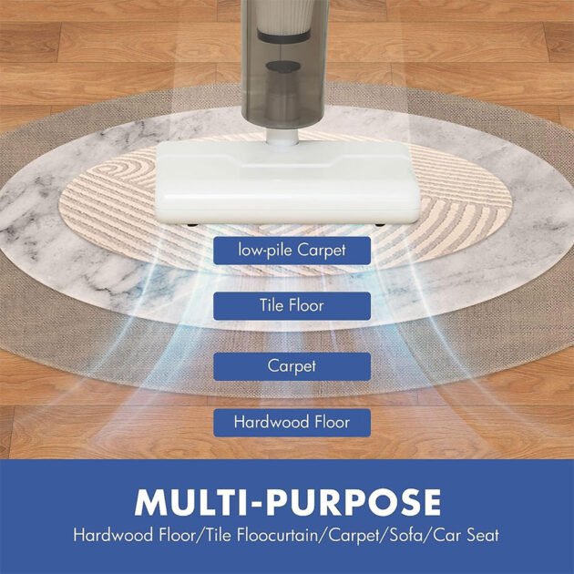 Multismart Aspirateur Balai 12-en-1 système de nettoyage humide et sec