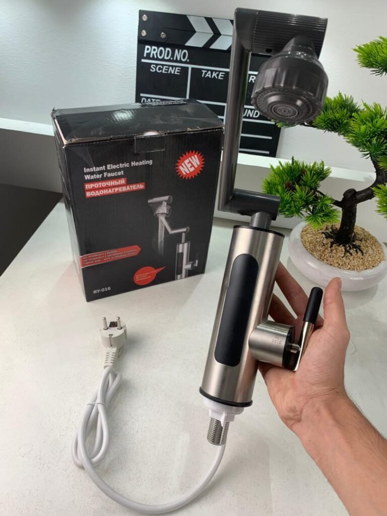 Robinet Chauffant Électrique Instantané – Écran LED Température, Design Moderne