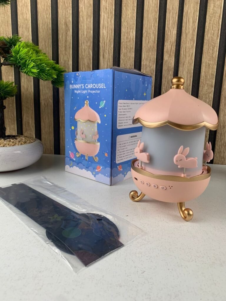 Projecteur Ciel Étoilé Lapins 360° – Magie et Douceur pour Enfants