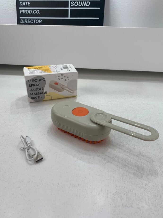 ⁦Brosse à vapeur pour chat 3en1 autonettoyante – Offrez un soin digne d’un spa à votre compagnon⁩ - الصورة ⁦4⁩