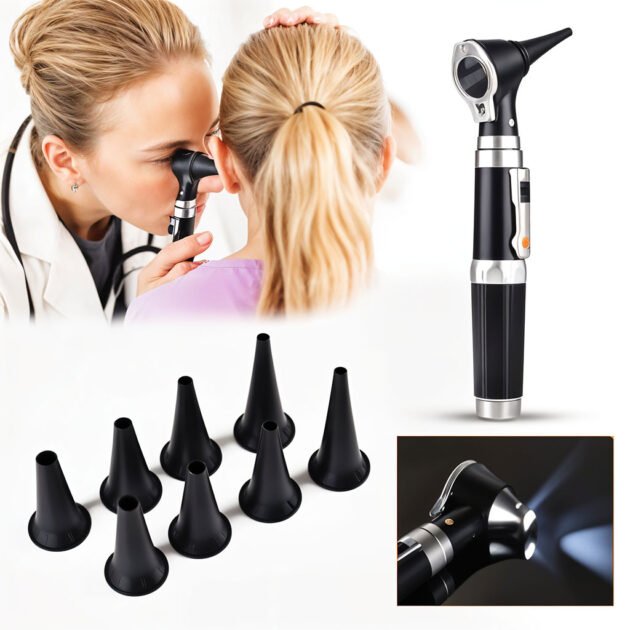 Otoscope 3X Staricare avec LED loupe de contrôle d’oreille