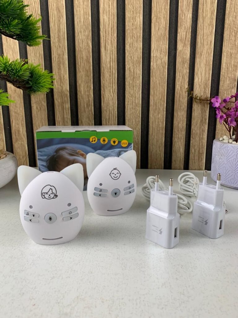 Moniteur Audio Sans Fil Bidirectionnel V30 pour Bébé – Écoutez et Rassurez à Distance