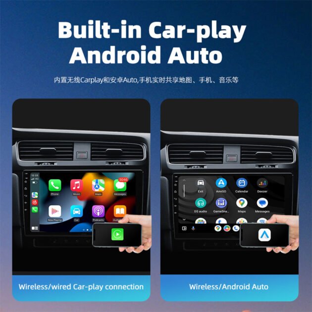 Pioneer Écran de voiture Android de 10.4 pouces compatible Apple CarPlay Android