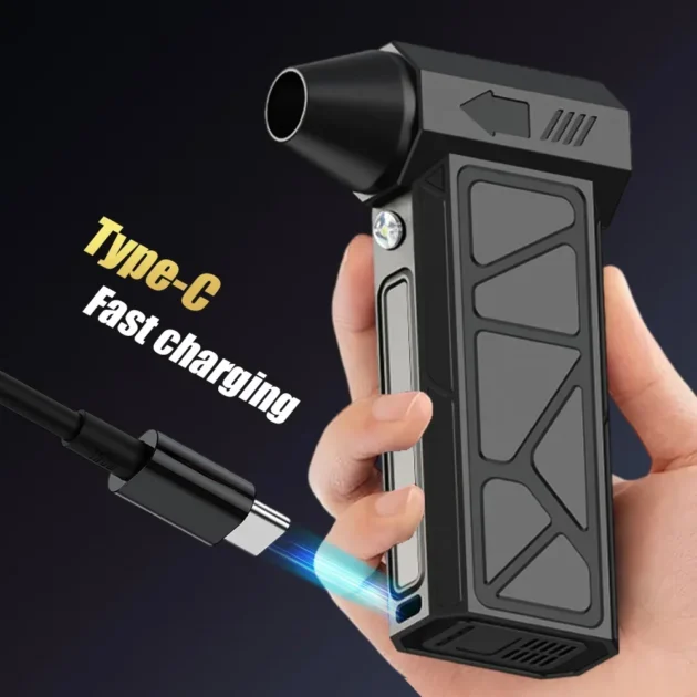 Souffleur et Aspirateur Portable Turbo Jet 2-en-1