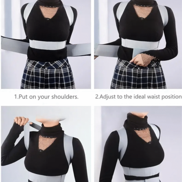 Ceinture Correcteur de Posture du dos réglable