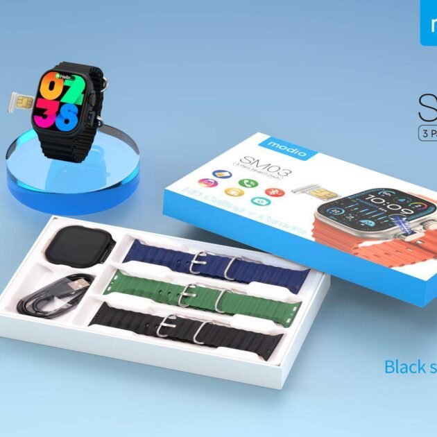 Smartwatch Modio SM03 avec carte SIM et caméra intégrée