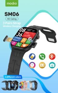 Smartwatch Modio SM06 avec Carte SIM, Appel HD et Camera