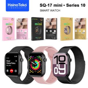 HainoTeko SQ-17 Mini Smart Watch AMOLED avec 3 Bracelets