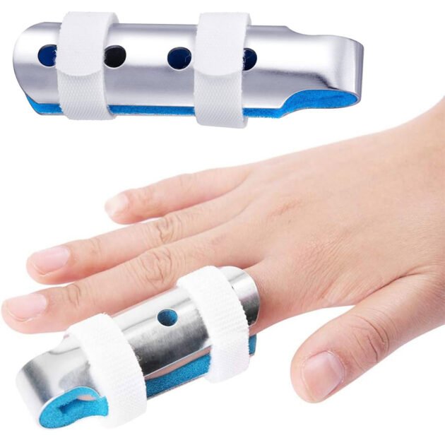 Attelle de fixation pour fracture du doigt en Aluminium