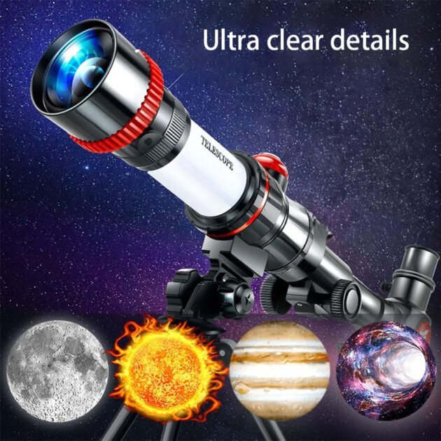 Télescope astronomique portable – Explorez l’univers en haute clarté