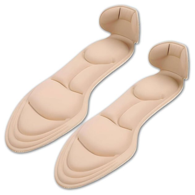Semelles Intérieures 2 en 1 Confort & Élégance – Pour Talons et Chaussures Femmes