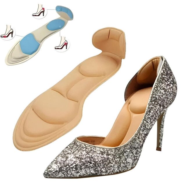 Semelles Intérieures 2 en 1 Confort & Élégance – Pour Talons et Chaussures Femmes