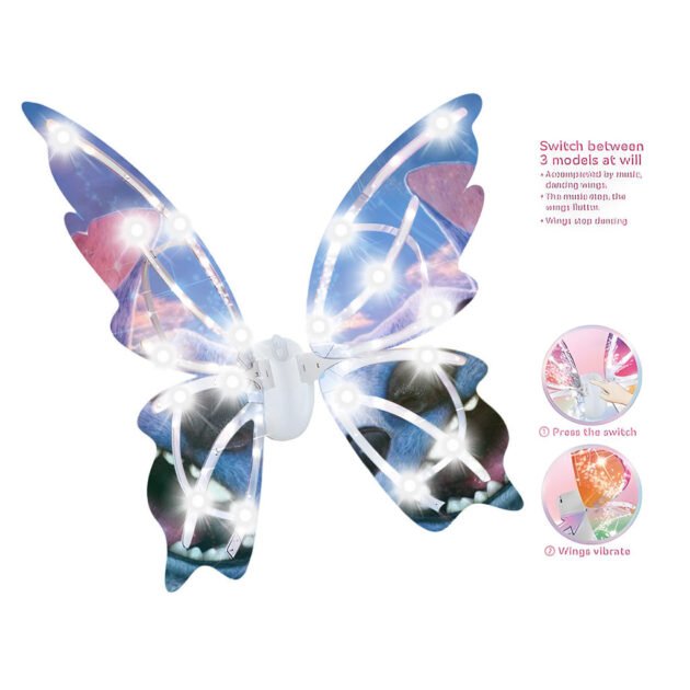 Ailes Magiques Lumineuses Stitch-Kuromi – Rêve et Magie pour Enfants