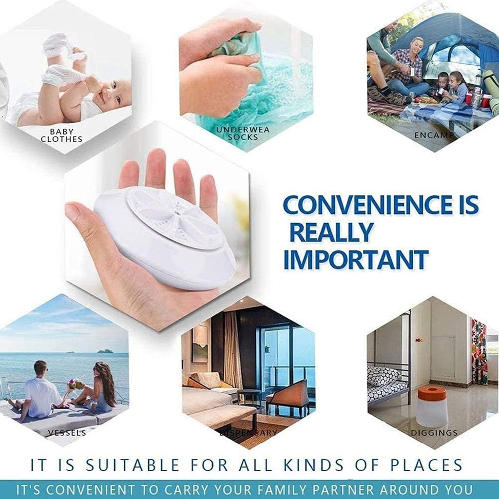 Mini Machine à Laver Multifonction Avec Télécommande - الصورة 2