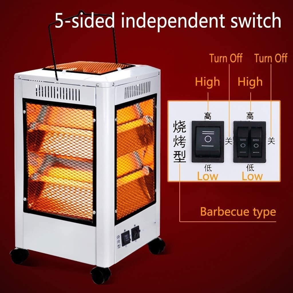 Chauffage Électrique & Gril 360° – Chaleur tout autour, confort garanti - الصورة 6