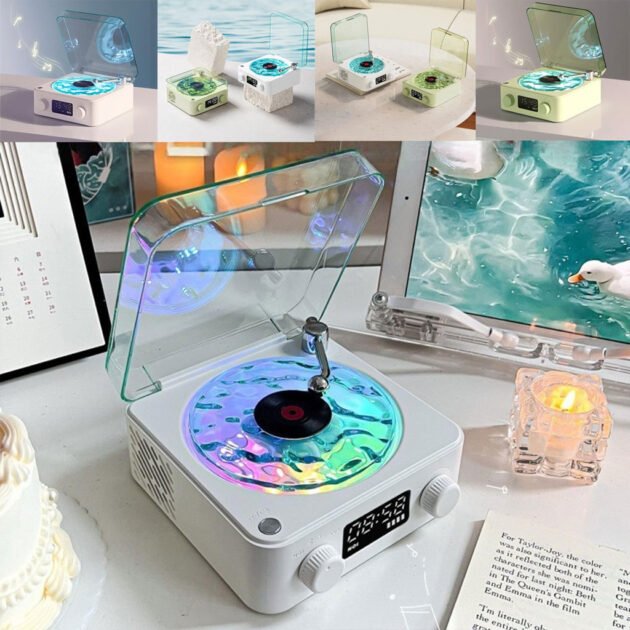 Lampe Vinyle Relaxante 3 Modes Sans Fil Bluetooth
