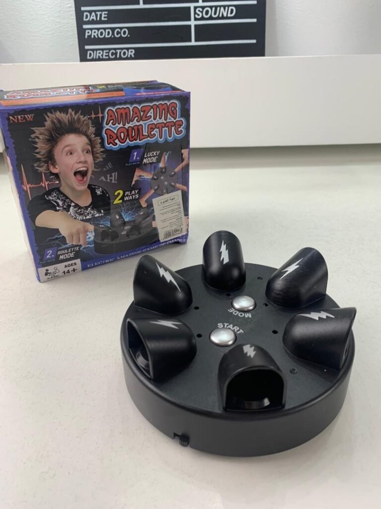 Jeu de Roulette à Choc Électrique Multi-joueurs – Sensations fortes et fous rires garantis