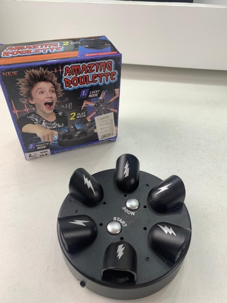 Jeu de Roulette à Choc Électrique Multi-joueurs – Sensations fortes et fous rires garantis