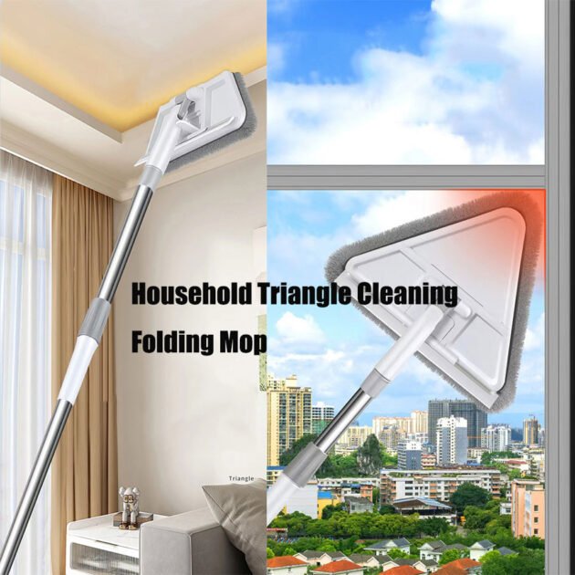 Vadrouille Pliable 180° avec Grattoir – Nettoyage Intelligent des Surfaces