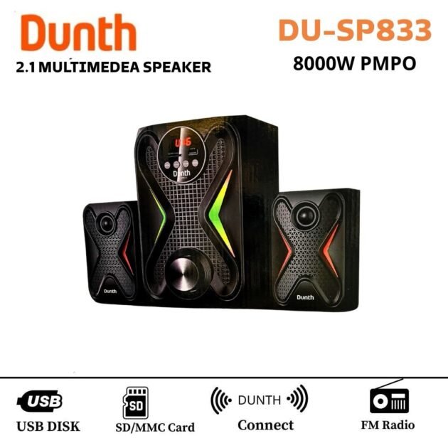 Haut-Parleur DUNTH 8000W DU-SP833 – Son & Lumière à l’État Pur