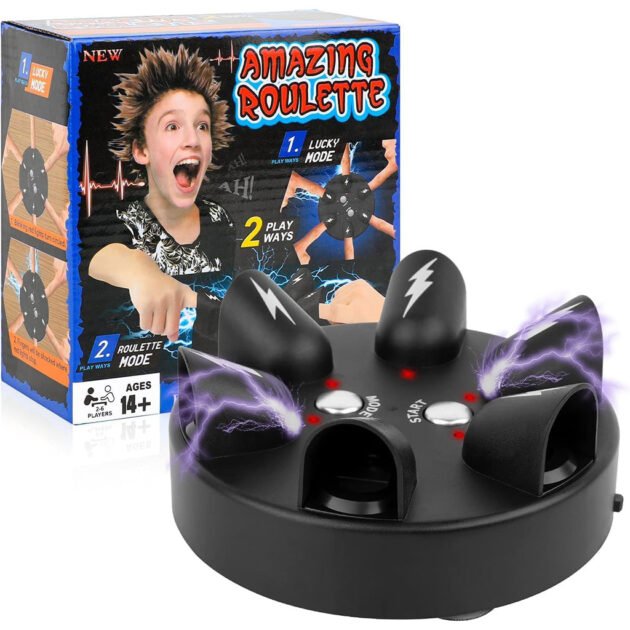 Jeu de Roulette à Choc Électrique Multi-joueurs – Sensations fortes et fous rires garantis