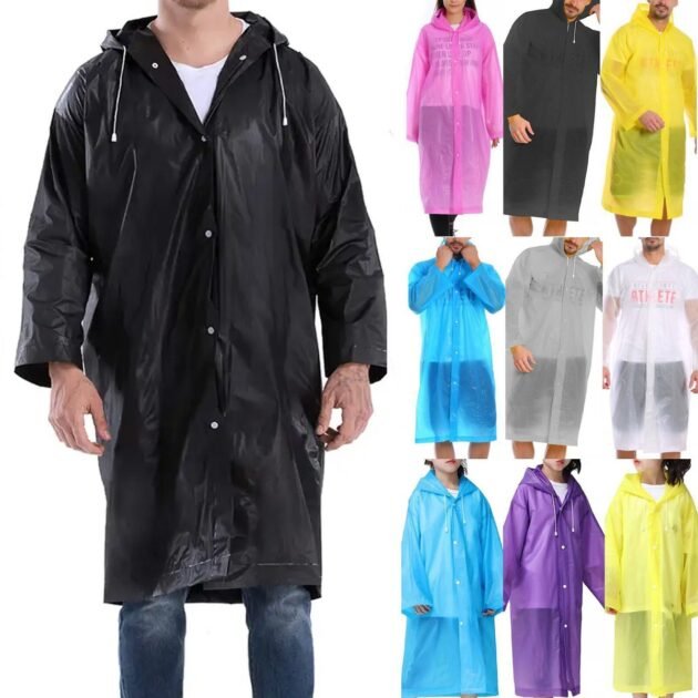 Eva Manteau Imperméable à Capuche - Élégance et Protection sous la Pluie