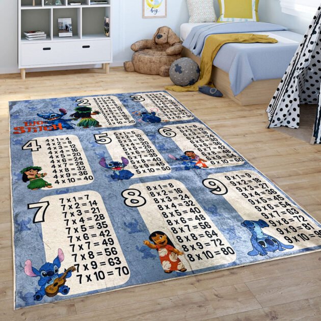 Tapis Éducatif Enfant 150×125 cm – Motifs Ludiques et Colorés, Doux