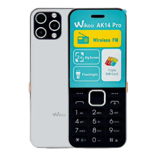 Téléphone Portable Wikoo AK14 Pro Triple SIM – Simplicité, puissance et élégance réunies