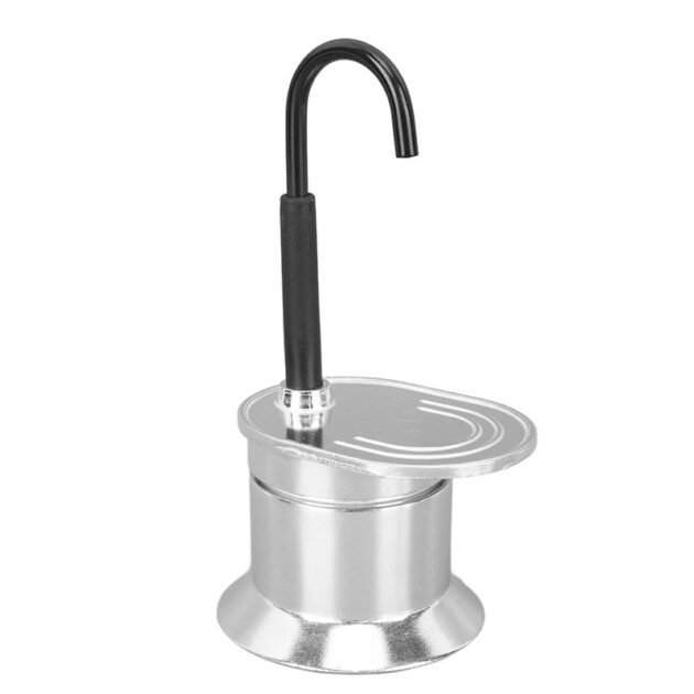 Cafetière Italienne Moka à Tube en Alliage d’Aluminium 50ml – L’art du café à l’italienne en un clin d’œil
