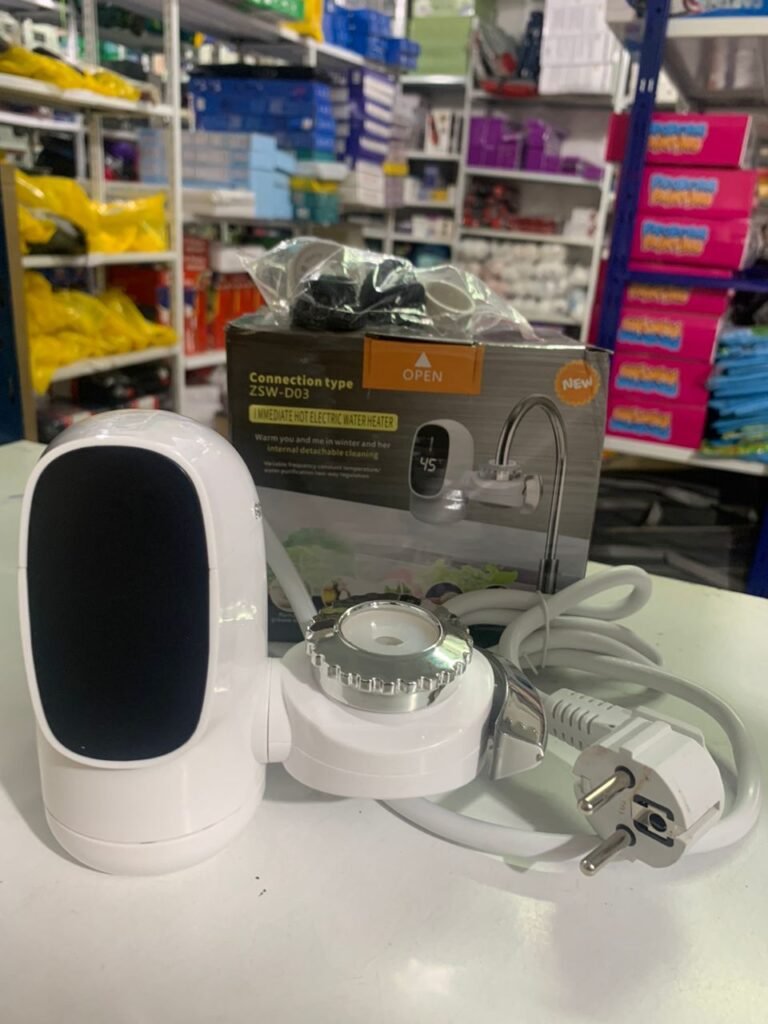 Chauffe-Eau Instantané Intelligent – Eau Chaude en 3 Sec & Sécurité Maximale