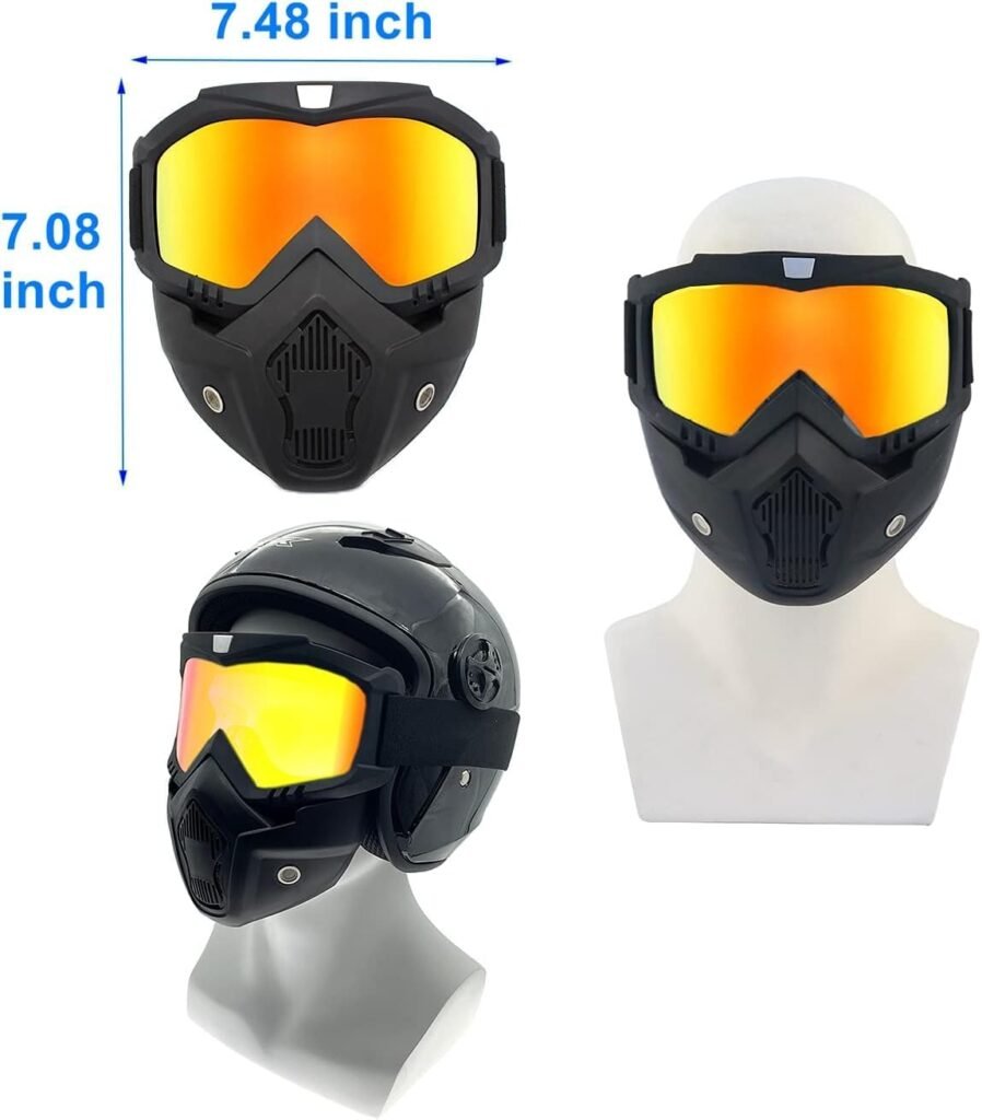 Kit Accessoires Moto Anti-Pluie V2 – Masque, Gants & Support Téléphone Étanche