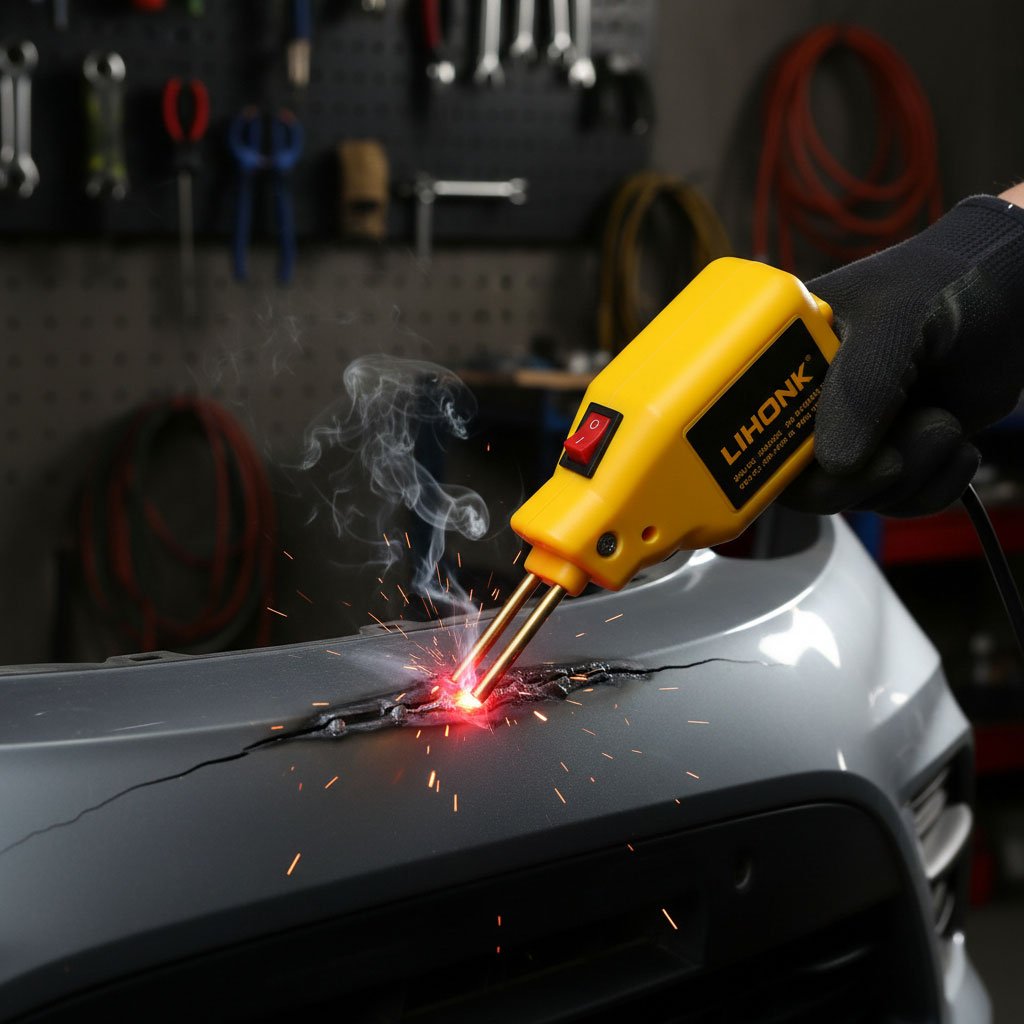 Mini Soudeuse Plastique 50W – Réparation Rapide & Renfort Ultra-Solide - الصورة 3