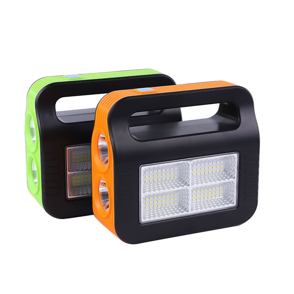 Kit Panneau Solaire Portable avec Torche LED et 2 Lampes - الصورة 2