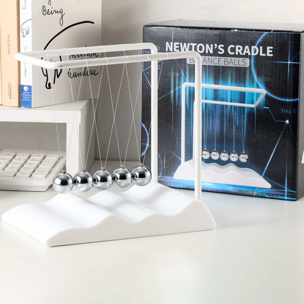 Pendule Newton Balls d’équilibre – Décoration scientifique et élégante - الصورة 4