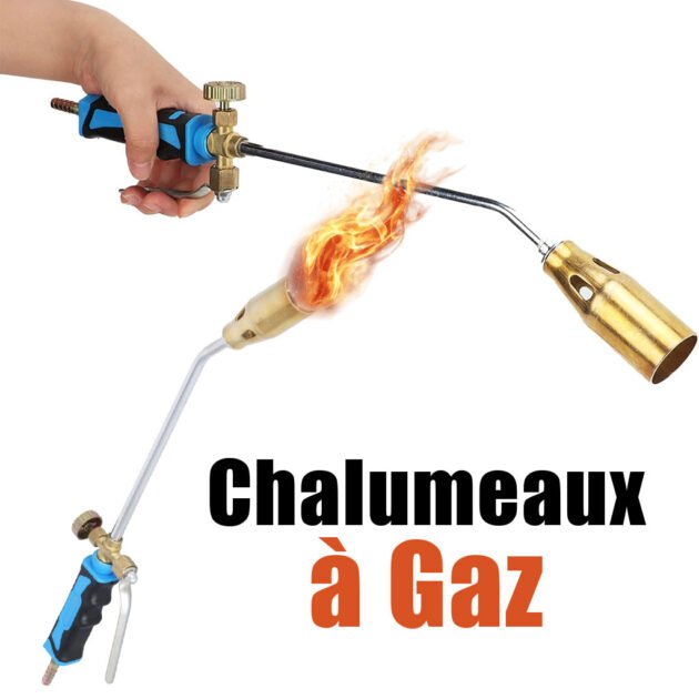 Chalumeau à Gaz avec Double Interrupteur – Usage professionnel ou domestique