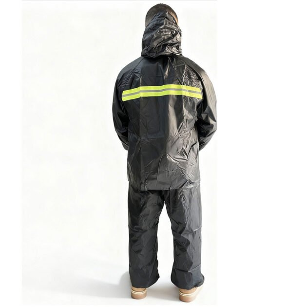 Ensemble de pluie imperméable veste et pantalon avec doublure intérieure V2