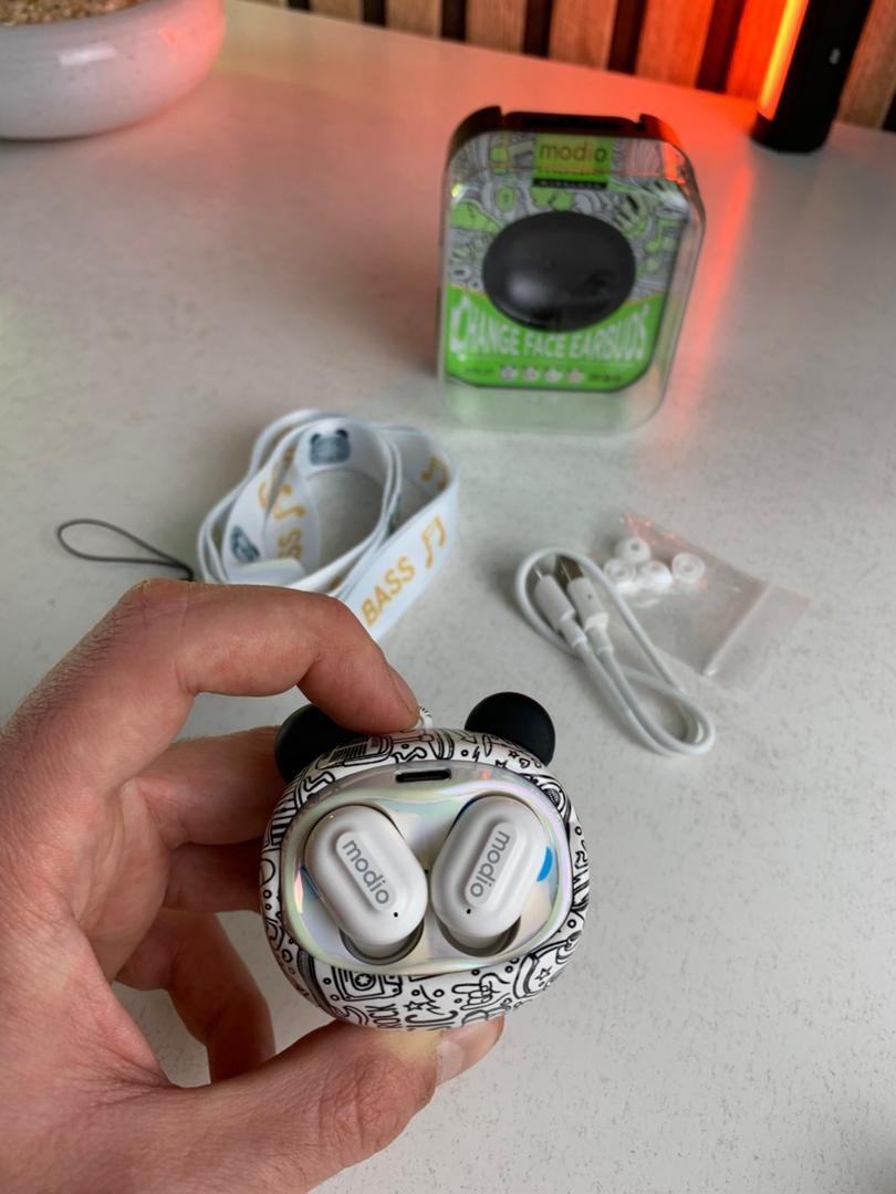 Modio Q11 – Écouteurs Sans Fil Cute à Coques Interchangeables - الصورة 8