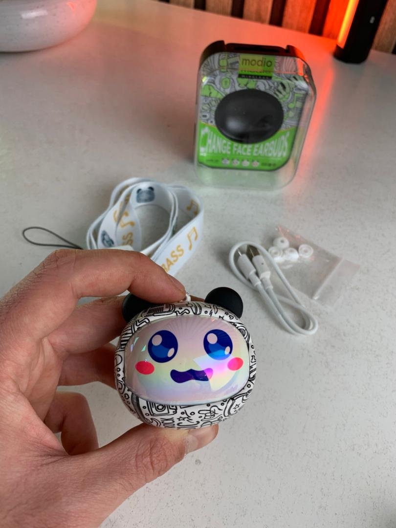 Modio Q11 – Écouteurs Sans Fil Cute à Coques Interchangeables - الصورة 7