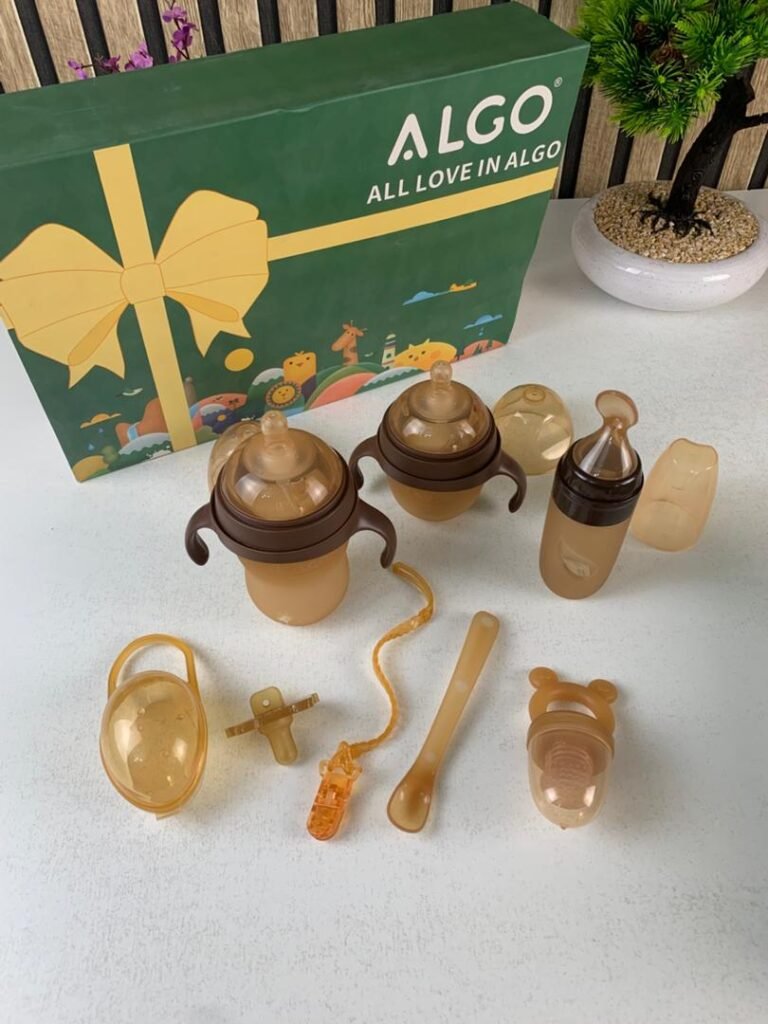 Ensemble pour bébé nouveau-né 6PCS biberons en silicone sans BPA