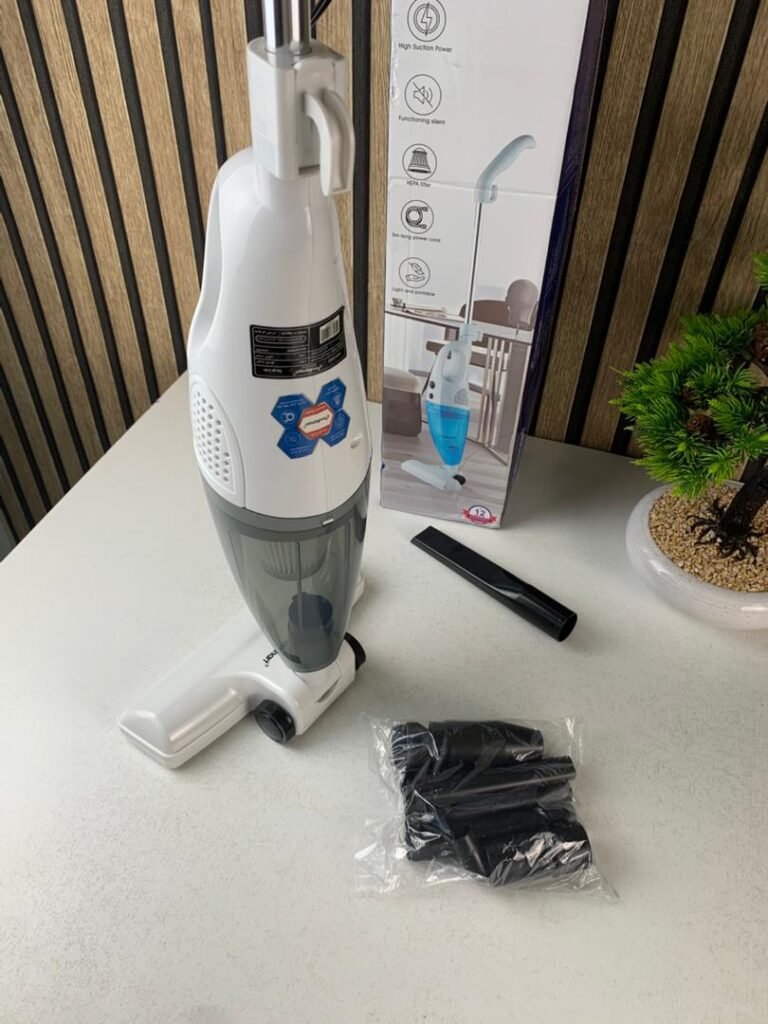 Balai Aspirateur Multismart  2en1 avec Filtre Haute Efficacité et 9 Têtes de Rechange