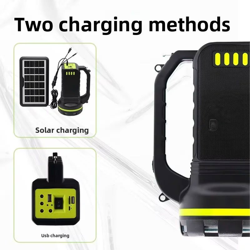 Système d’Éclairage Solaire avec Haut Parleur Bluetooth GDLITE GD-2000A - الصورة 4