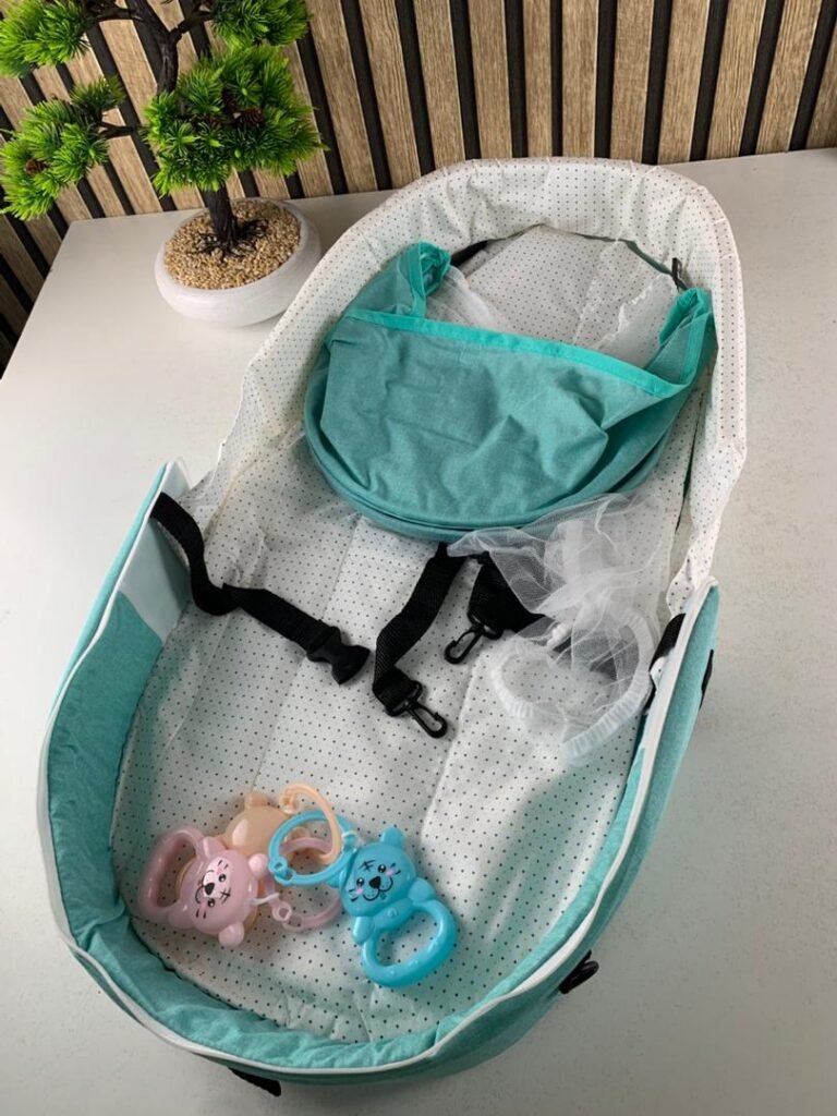 Lit Bébé Bionique Portable avec Moustiquaire – Nid de Voyage Confort Ultra-Doux