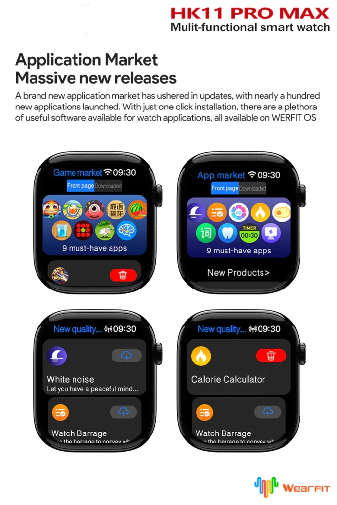 HK11 PRO MAX GEN2 Smart Watch 46mm avec DeepSeek AI – L’élégance au service de l’intelligence