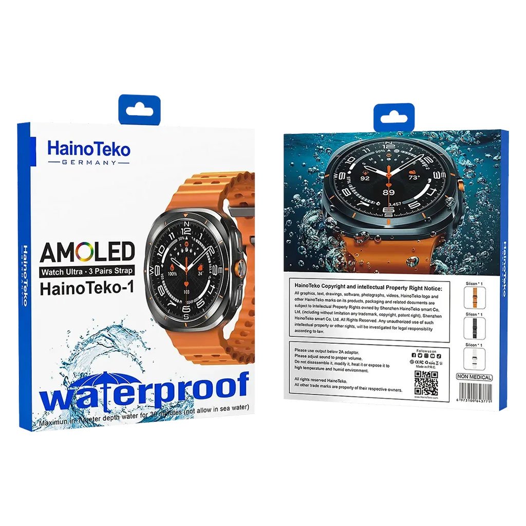 Smart Watch Haino Teko-1 Écran AMOLED avec 3 Bracelets Intégrés – L’alliance parfaite entre élégance - الصورة 2
