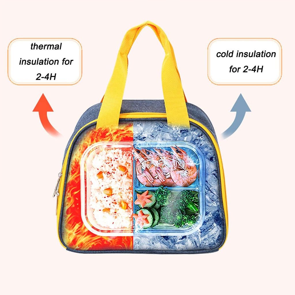 Sac à lunch isotherme portable facile à transporter – Fraîcheur et élégance au quotidien - الصورة 5