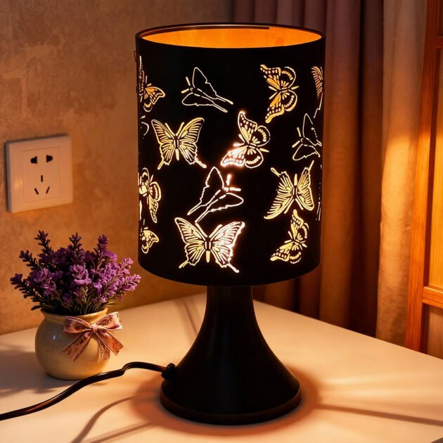 Lampe de Table de papillons Décorative – idéale pour la détente