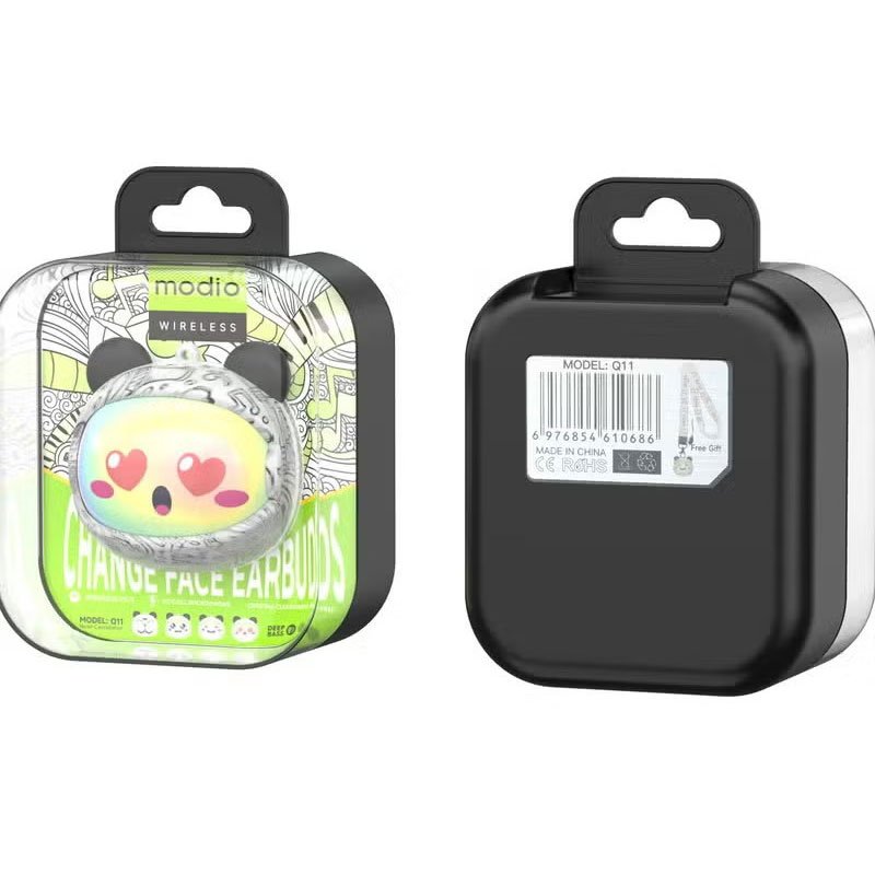 Modio Q11 – Écouteurs Sans Fil Cute à Coques Interchangeables - الصورة 4