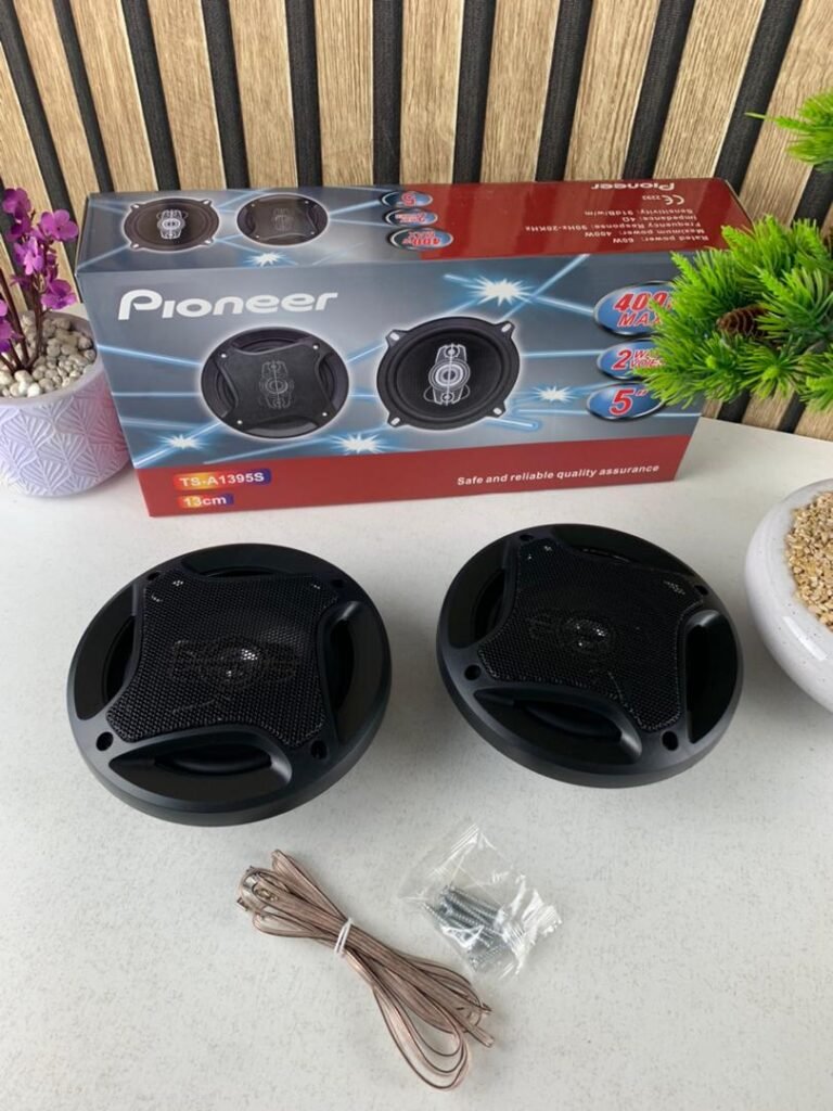 Haut-Parleur Pioneer Coaxial de Voiture 400W – Son Clair et Puissant pour une Expérience de Conduite Immersive